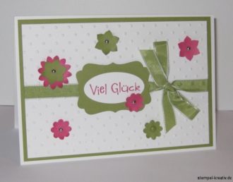 Stampin up Viel Glück