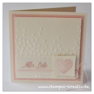 Alles Liebe - Glückwunschwunschkarten